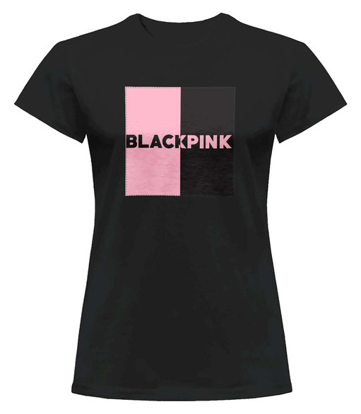 Bluzka damska z naszywką BLACKPINK logo