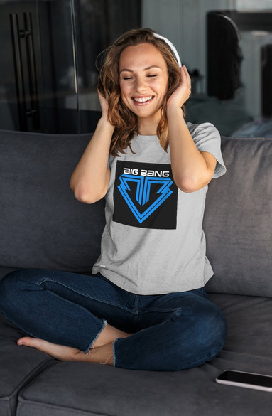 Bluzka damska z naszywką BIG BANG logo