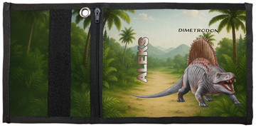Portfel Dinozaury Dimetrodon personalizowane imieniem