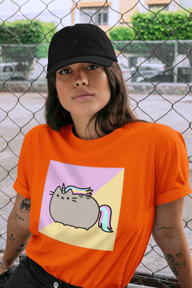 Koszulka z naszywką Cat Unicorne 01