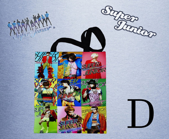 Torba na ramię SUPER JUNIOR #K-POP FULLPRINT WZORY