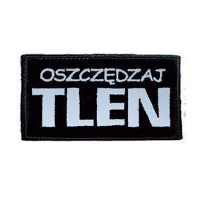 Naszywka  OSZCZĘDZAJ TLEN