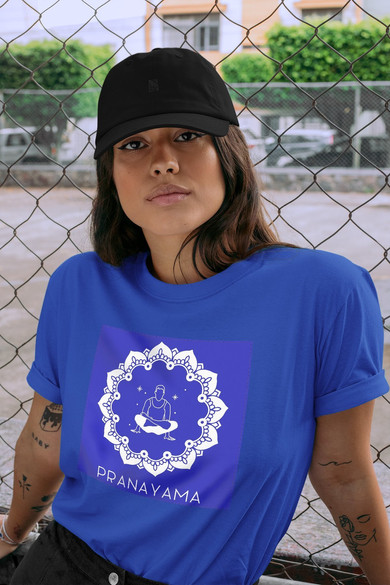 Koszulka z naszywką Pranayama