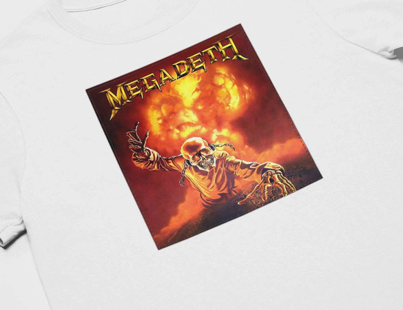 Koszulka z naszywką Megadeth 