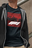 Koszulka z naszywką F1 poster