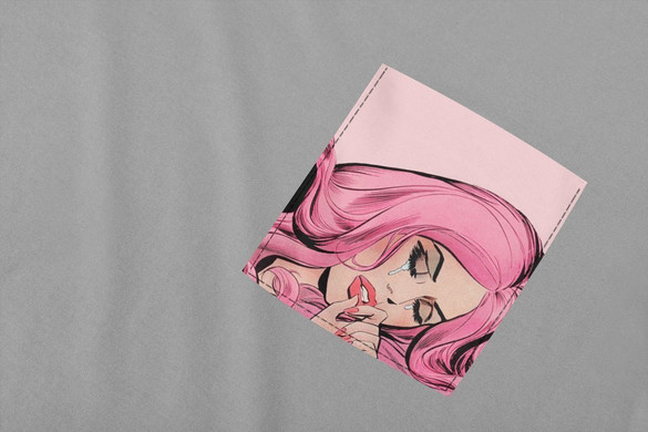 Koszulka z kieszonką SADNESS SMUTEK