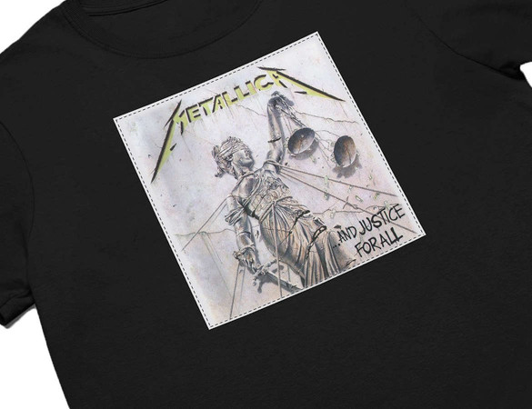Koszulka z naszywką Metallica And Just
