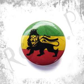 Przypinka RASTA LION