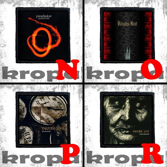 Naszywka PARADISE LOST 8 X 8 cm Dużo Wzorów!