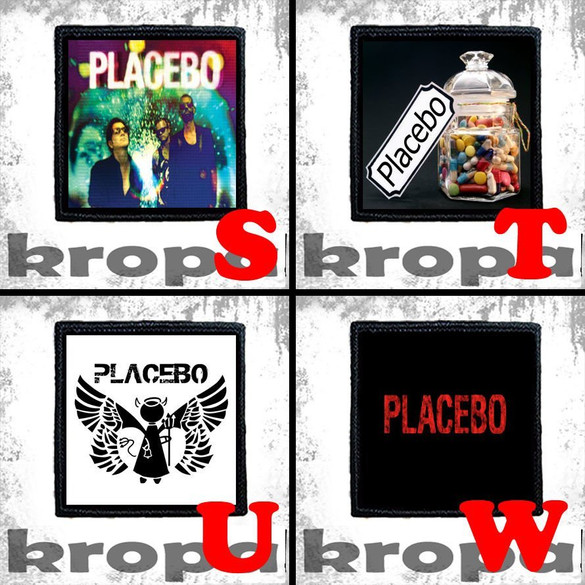 Naszywka PLACEBO 8 X 8 cm