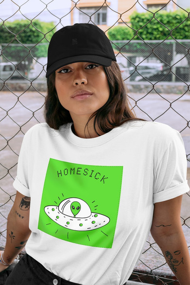 Koszulka z naszywką Homesick