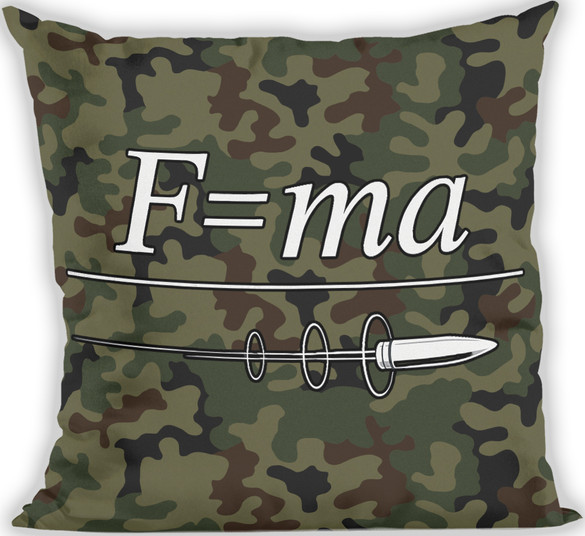 Poduszka dla strzelca F= ma 40x40cm
