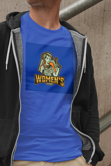 Koszulka z naszywką WOMEN;S STRENGHT