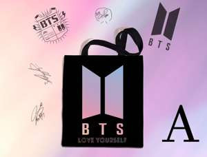 Torba na ramię BTS k-pop FULLPRINT z Polski WZORY