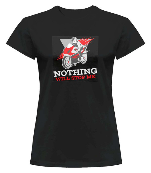 Bluzka damska z naszywką Nothing will stop me