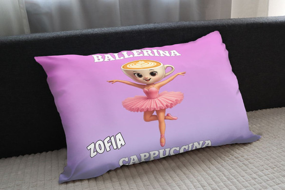Poduszka Italian Brainrot Ballerina Cappucina 
