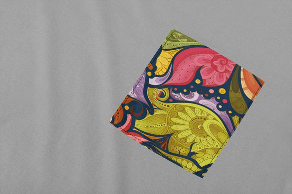 Koszulka z kieszonką WZORY MANDALA 03