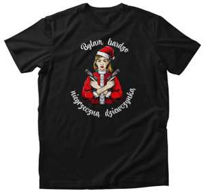 Koszulka świąteczna Byłam niegrzeczną dziewczynką