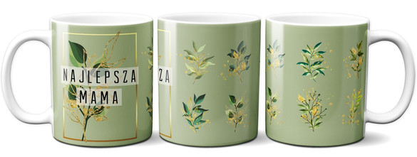 Kubek dla Mamy NAJLEPSZA MAMA + IMIĘ 04