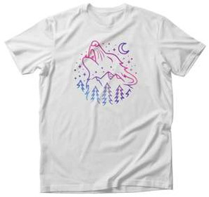 Koszulka WILK KSIĘŻYC WOLF MOON MINIMALISTYCZNY