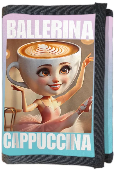 Portfel Italian Brainrot Ballerina Cappucina włoski brainrot