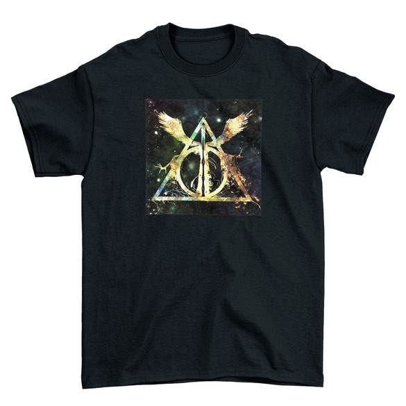 Koszulka z naszywką Harry Potter insygnia