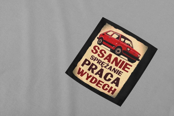 Koszulka z kieszonką Maluch ssanie spręż...