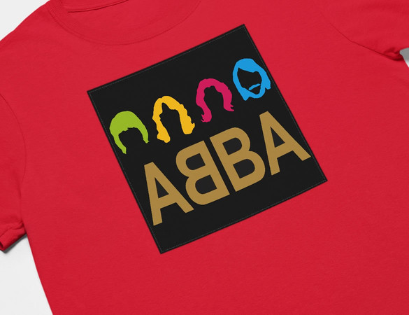 Koszulka z naszywką  ABBA logo