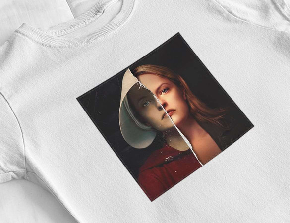 Bluzka damska z naszywką The Handmaid's Tale 01