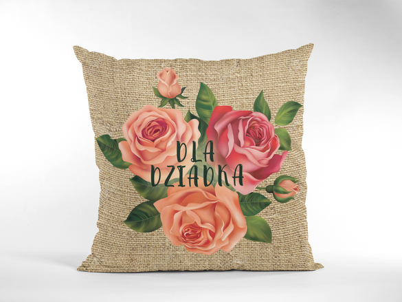 Poduszka na Dzień Dziadka. Magnes i Imię GRATIS!