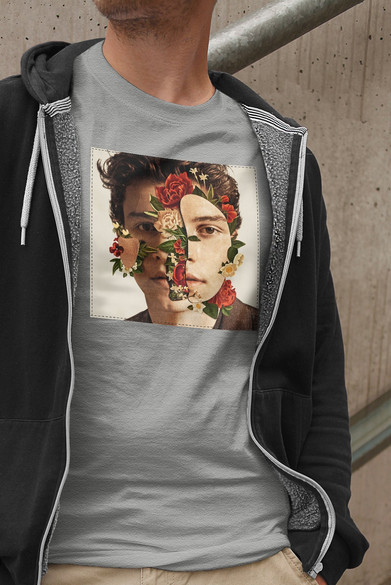 Koszulka z naszywką Shawn Mendes light