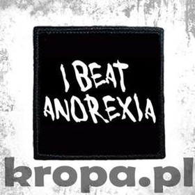 Naszywka I BEAT ANOREXIA