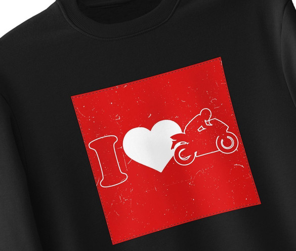 Bluza z naszywką Lubię zapierd..lać 02