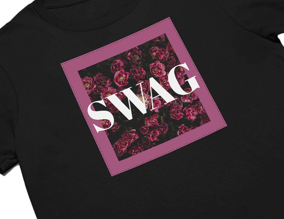 Koszulka z naszywką SWAG