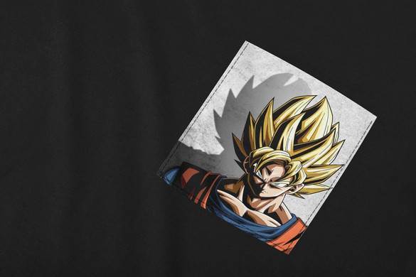 Koszulka z kieszonką DRAGON BALL SON GOKU 2