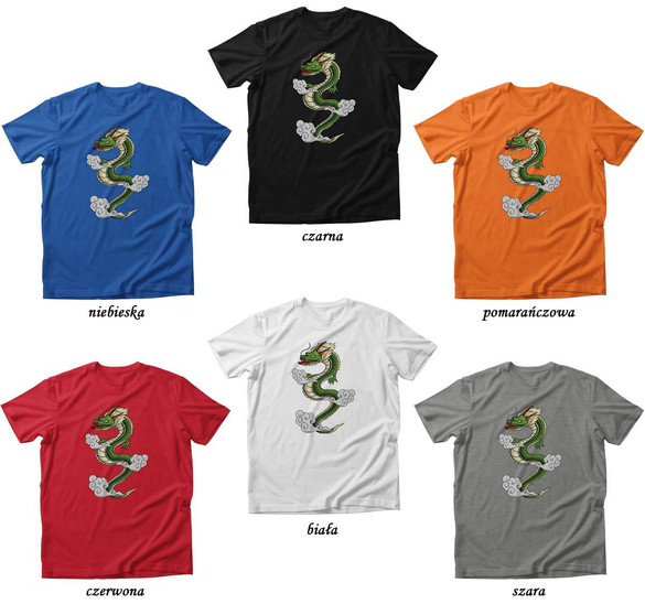 Koszulka SMOK CHIŃSKI CHINESE DRAGON 3