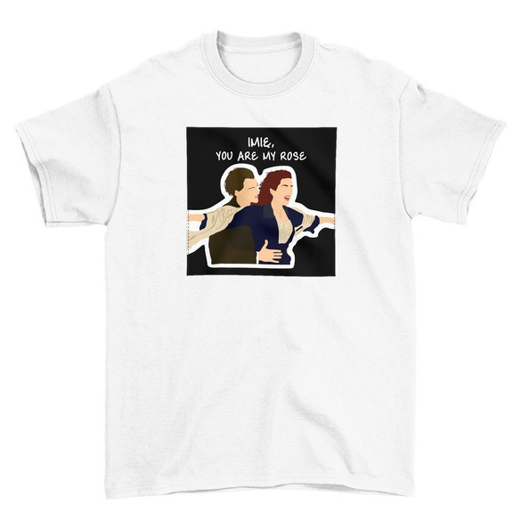 Koszulka z naszywką na Walentynki TWÓJ NAPIS