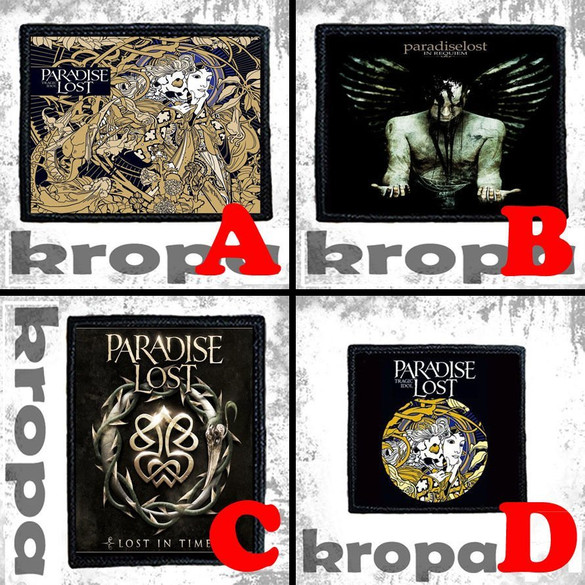 Naszywka PARADISE LOST 10 x 10 cm Dużo Wzorów!