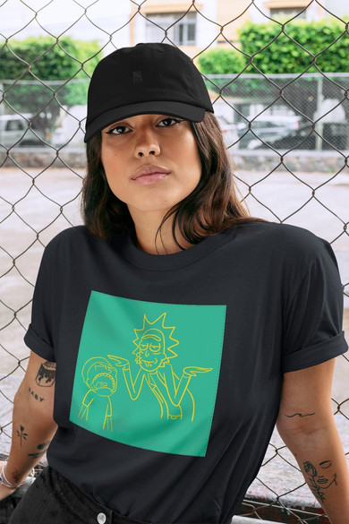 Koszulka z naszywką Rick and Morty 06