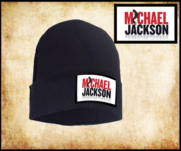 Czapka zimowa z naszywką MICHAEL JACKSON