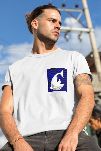 Koszulka z kieszonką REKIN SHARK
