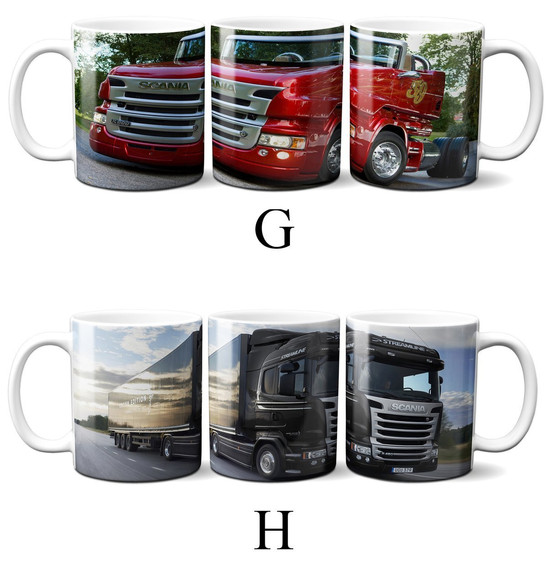  Zestaw SCANIA poduszka+kubek WZORY+GRATIS!