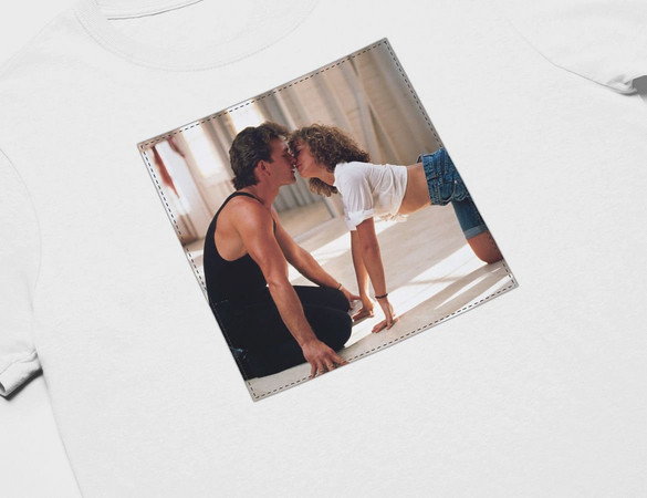 Koszulka z naszywką Dirty Dancing Kiss