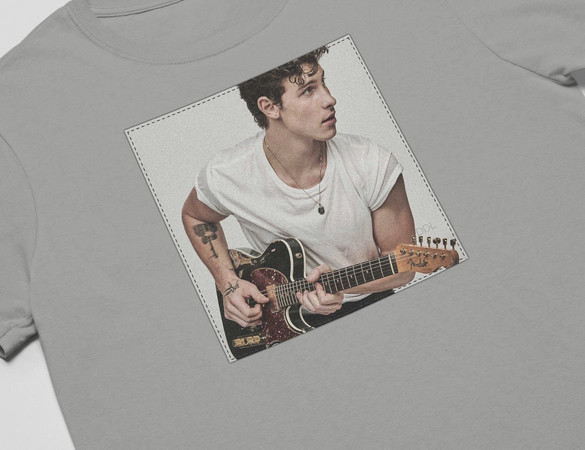 Koszulka z naszywką Shawn Mendes 04
