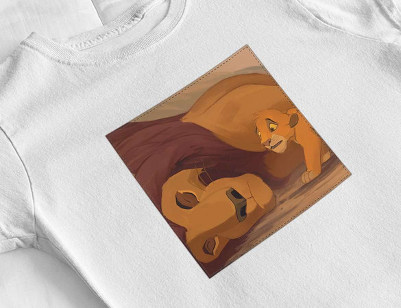 Bluzka damska z naszywką Mufasa dies