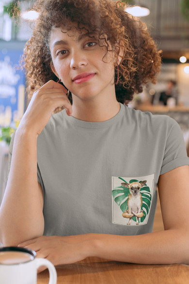 	Koszulka z kieszonką YOGA DOG