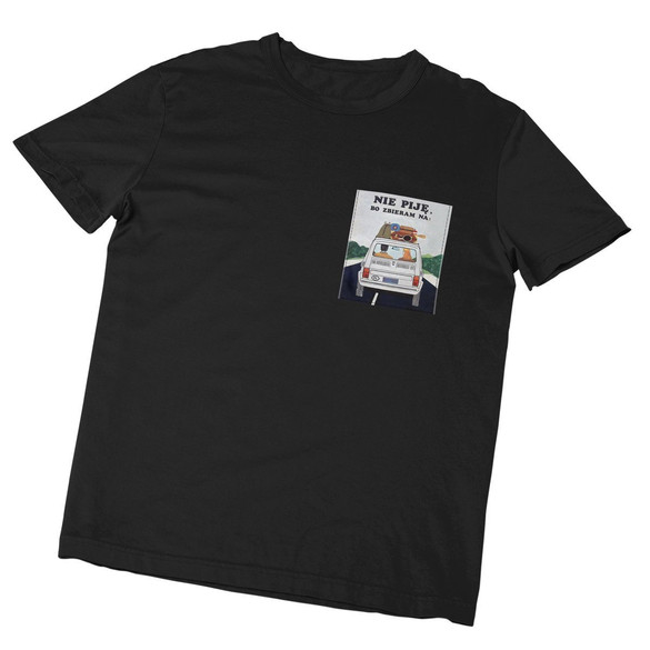 Koszulka z kieszonką ZBIERAM NA MALUCHA