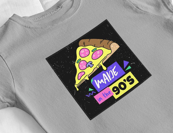 Bluzka damska z naszywką Made in the 90's