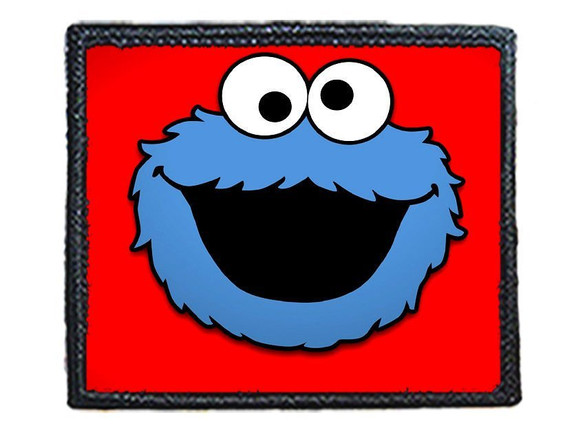 Naszywka COOKIE MONSTER / CIASTECZKOWY POTWÓR
