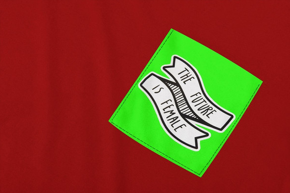 Koszulka z kieszonką THE FUTURE IS